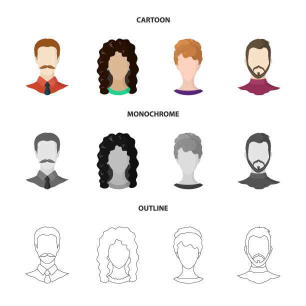 设计专业和照片标志集图片下载