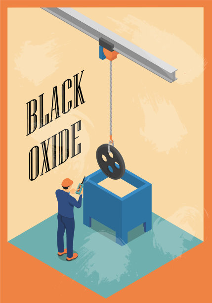 化学工业等距复古风格图片下载