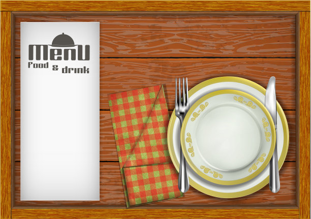 餐厅菜单模板图片下载
