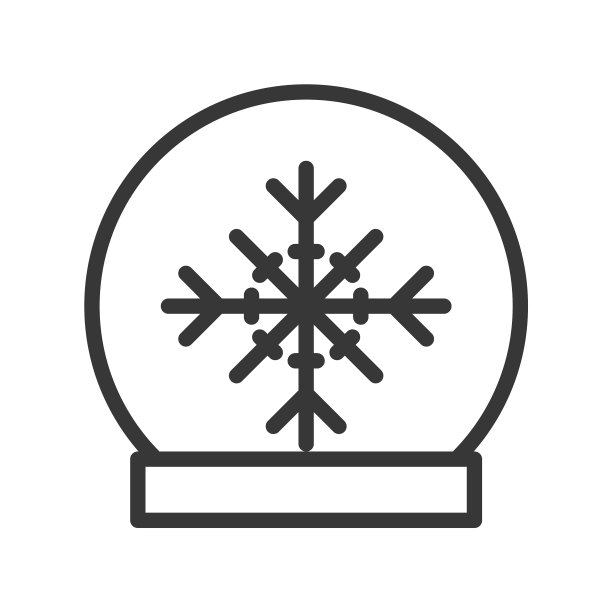 雪花球圣诞相关编辑大纲图片下载