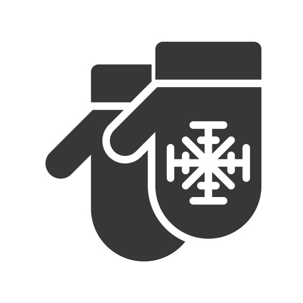 圣诞节相关手套图标图片下载