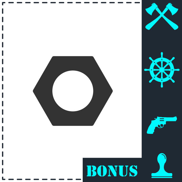 六角螺母图片下载