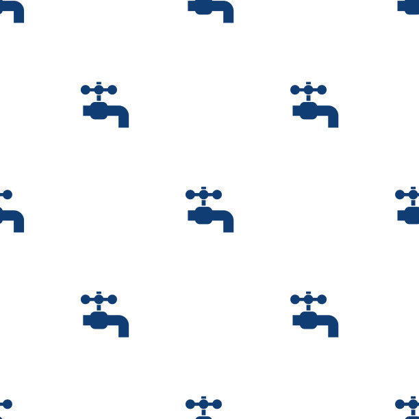 无缝图案与水鹤上白色图片下载