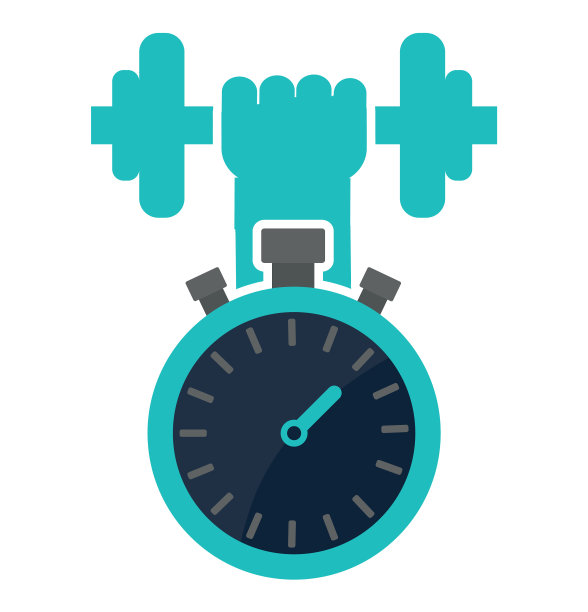 天文钟重量杠铃概念图片下载