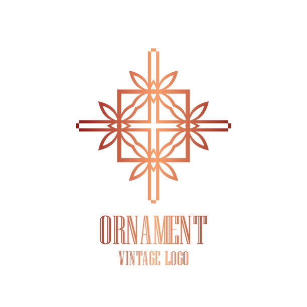 装饰艺术复古标志图片下载