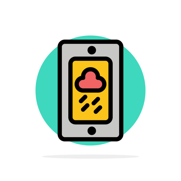 移动白垩天气下雨抽象圆圈图片下载