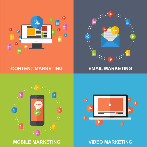 一套营销设计理念图片下载