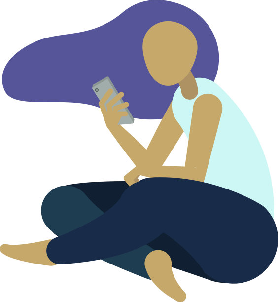 年轻女孩们跷着腿打电话图片下载