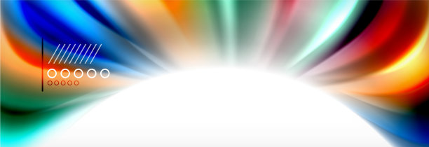 平滑的液体模糊波浪背景颜色流图片下载