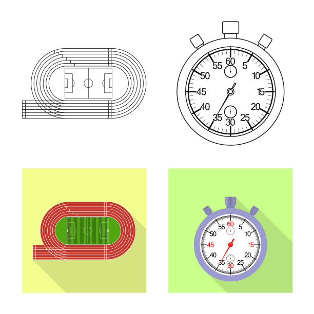 体育与优胜者标志图片下载