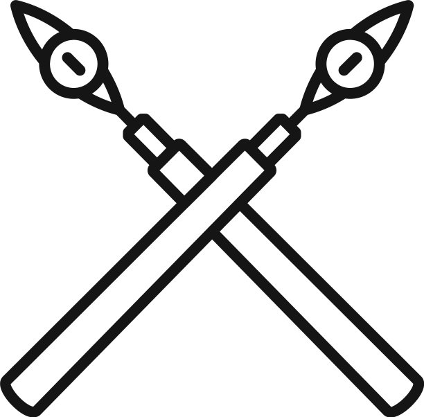 建筑师钢笔工具图标轮廓风格图片下载