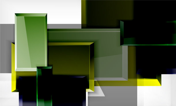 色彩鲜艳的方形块状几何形状图片下载