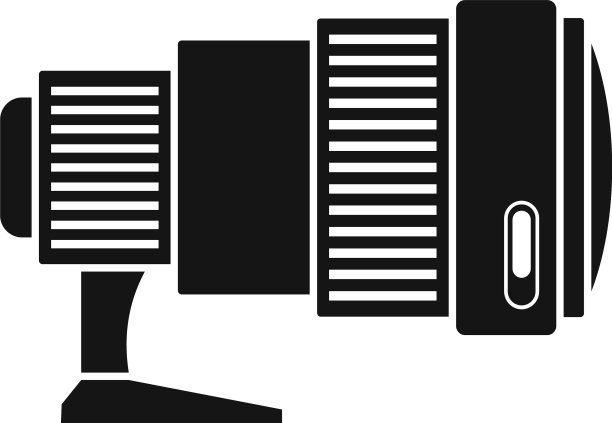 运动相机镜头图标简约风格图片下载