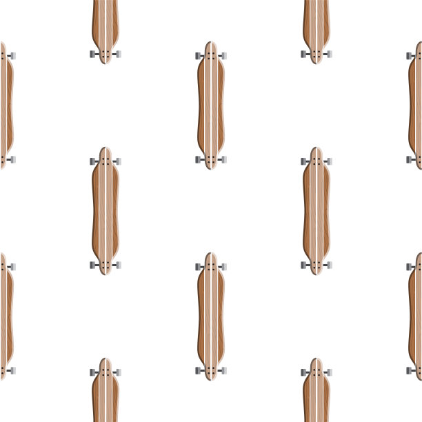 无缝花样滑板和长板图片下载