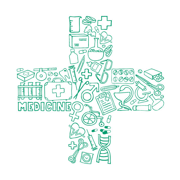 医药图标设置eps涂鸦图片下载