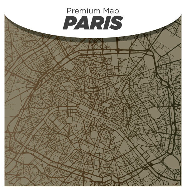 复古地图索非亚城市中心在棕色图片下载