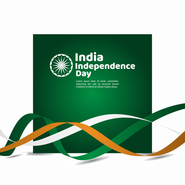 印度独立日模板设计图片下载