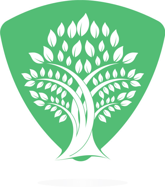 绿树标志设计图片下载