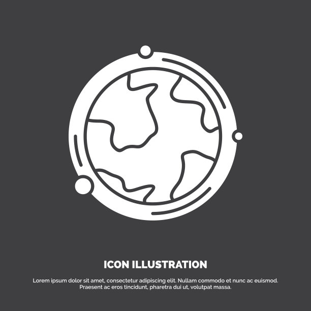 地球地球世界地理发现图标象形文字图片下载