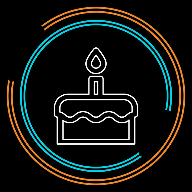 生日蛋糕的图标图片下载