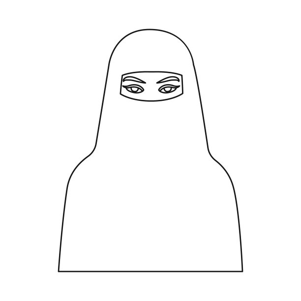 设计人物和化身标志套装图片下载