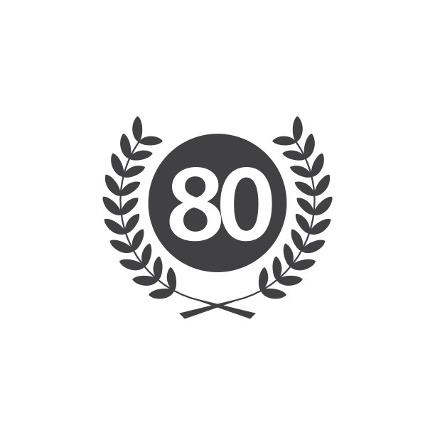 80周年纪念模板设计图片下载