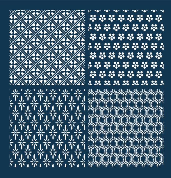 日本传统几何图案集图片下载