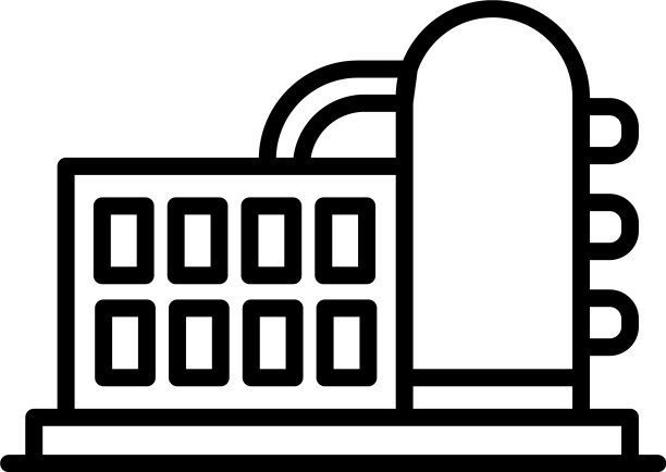 化工厂图标轮廓样式图片下载