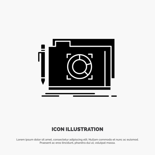 文件夹锁定目标文件实体字形图标图片下载