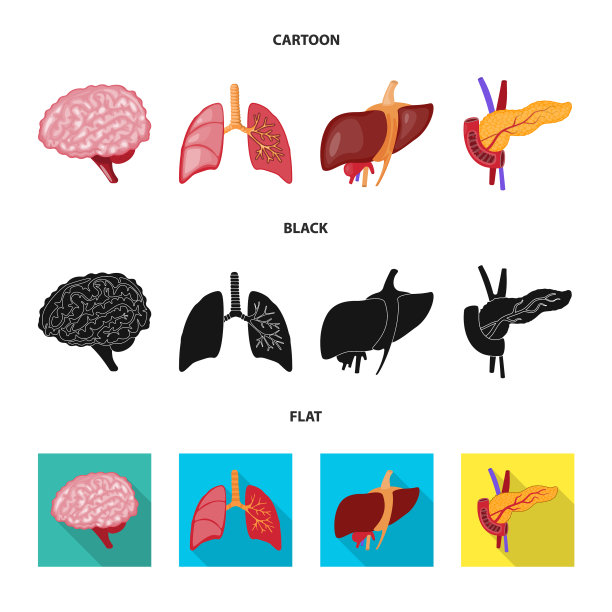 生物与科学图标集设计图片下载
