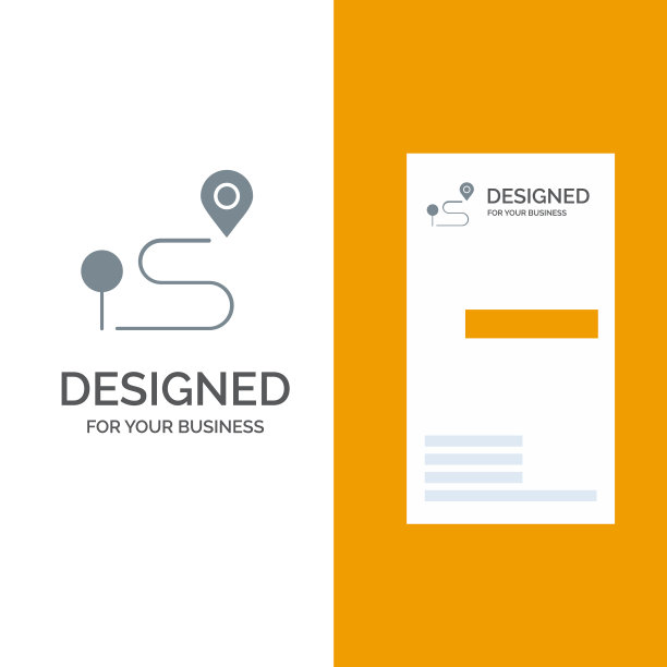 定位地图导航引脚和灰色标志设计图片下载