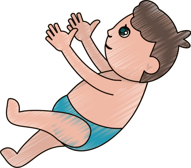 画婴儿，儿子，新生儿图片下载