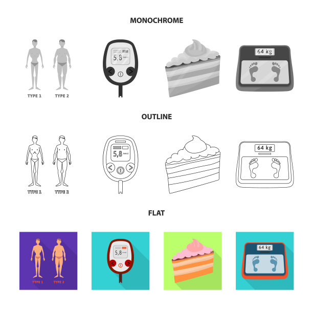 孤立对象的饮食和治疗标志图片下载