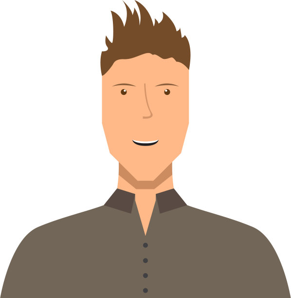 孤立的男性阿凡达图片下载