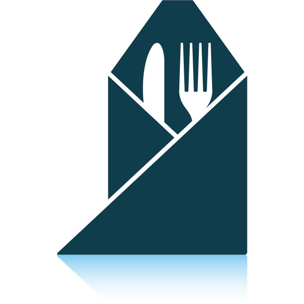 刀叉包餐巾纸图标图片下载