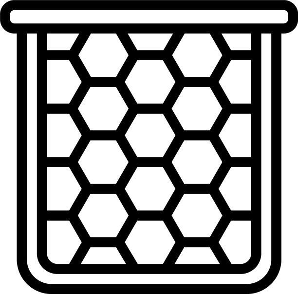 蜂蜜框架轮廓图标图片下载
