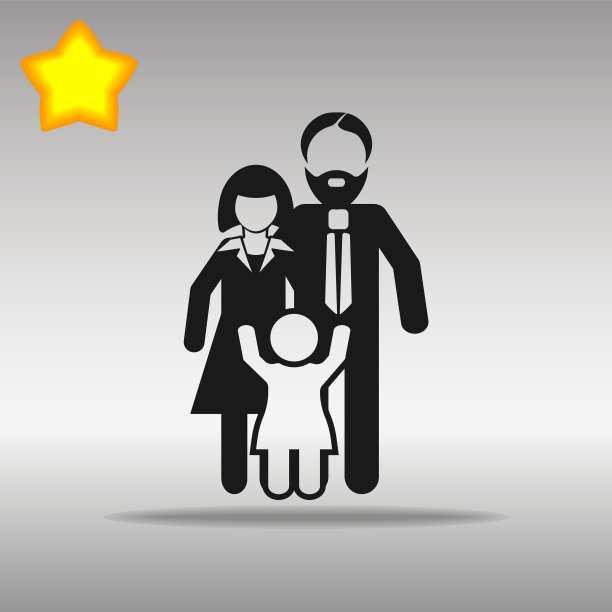 家庭黑色图标按钮标志符号概念图片下载