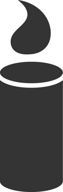 蜡烛图标图形设计模板图片下载