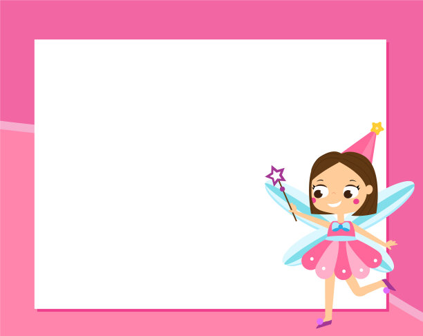 童话框架设计的照片儿童模板图片下载