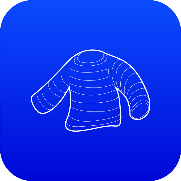 水手服图标是蓝色的图片下载