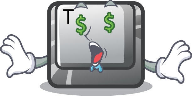 钱眼纽扣t吉祥物形状图片下载