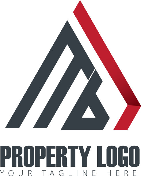 首字母MB物业设计标志图片下载