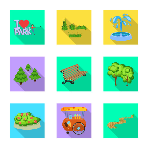 孤立对象城市和街道符号图片下载