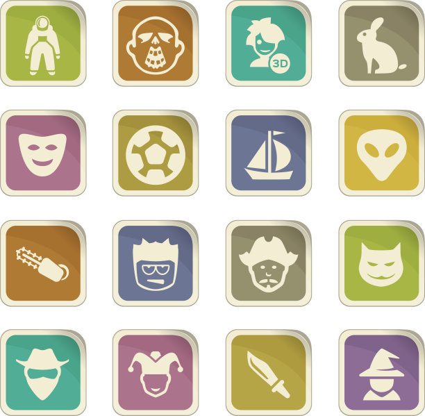 电影类型图标集图片下载