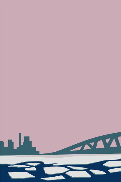 河上的冰是碎冰图片下载