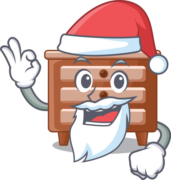圣诞老人的形状，床头柜的形状有趣图片下载