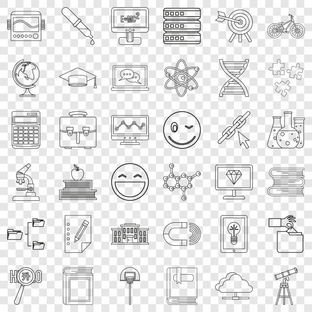 证书图标设置大纲样式图片下载