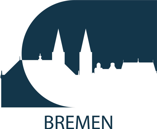 德国不莱梅的天际线图片下载