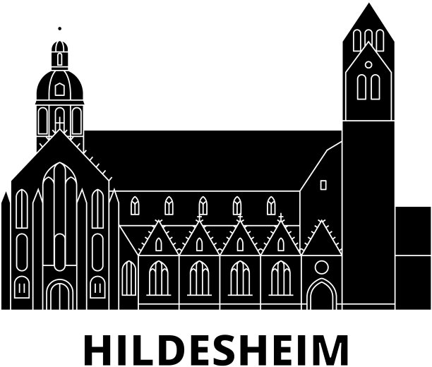 德国希尔德斯海姆平旅行天际线设置图片下载