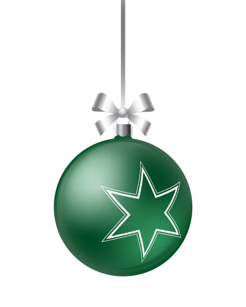 用丝带和蝴蝶结装饰圣诞球图片下载